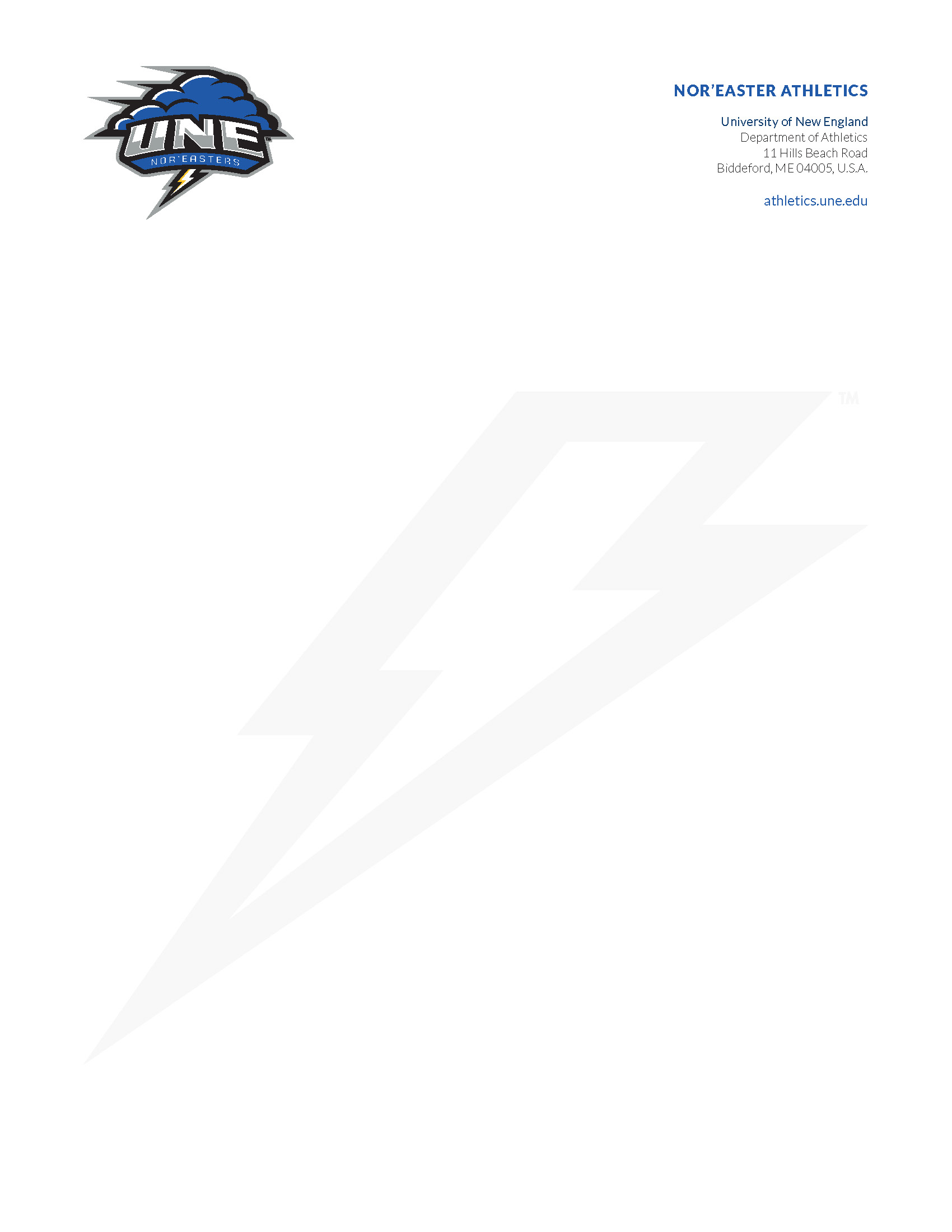 Athletics Letterhead (Bx of 500)