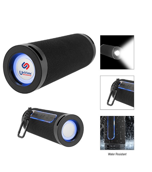 Wireless Barrel Speaker Flashlight