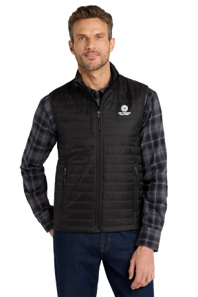 Port Authority® Men's Packable Puffy Vest Available in Multiple Colors