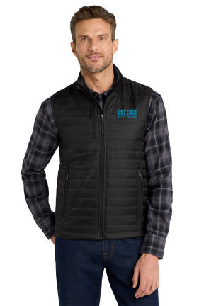 Port Authority® Men's Packable Puffy Vest Available in Multiple Colors