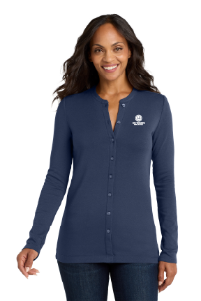 Port Authority® Women's Concept Stretch Button-Front Cardigan Available in Multiple Colors
