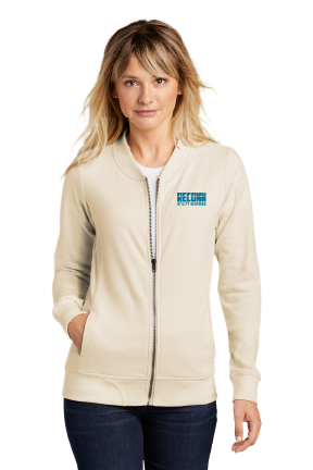 Sport-Tek® Women's Lightweight French Terry Bomber Available in Multiple Colors
