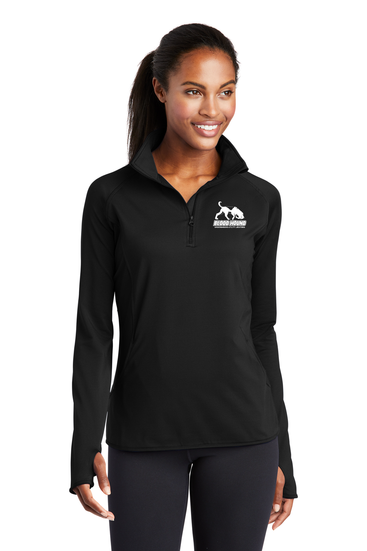 Sport-Tek® Women's Sport-Wick® Stretch 1/4-Zip Pullover Available in Multiple Colors