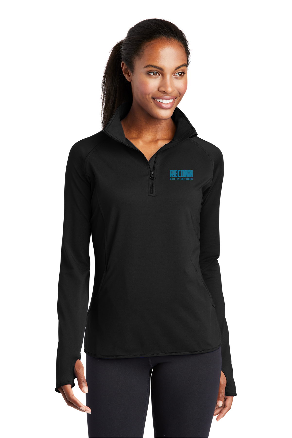Sport-Tek® Women's Sport-Wick® Stretch 1/4-Zip Pullover Available in Multiple Colors