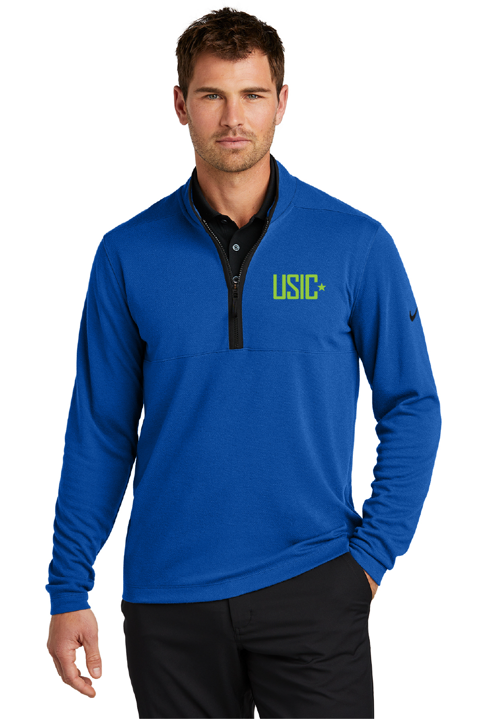 Nike Textured 1/2-Zip Cover-Up Available in Multiple Colors