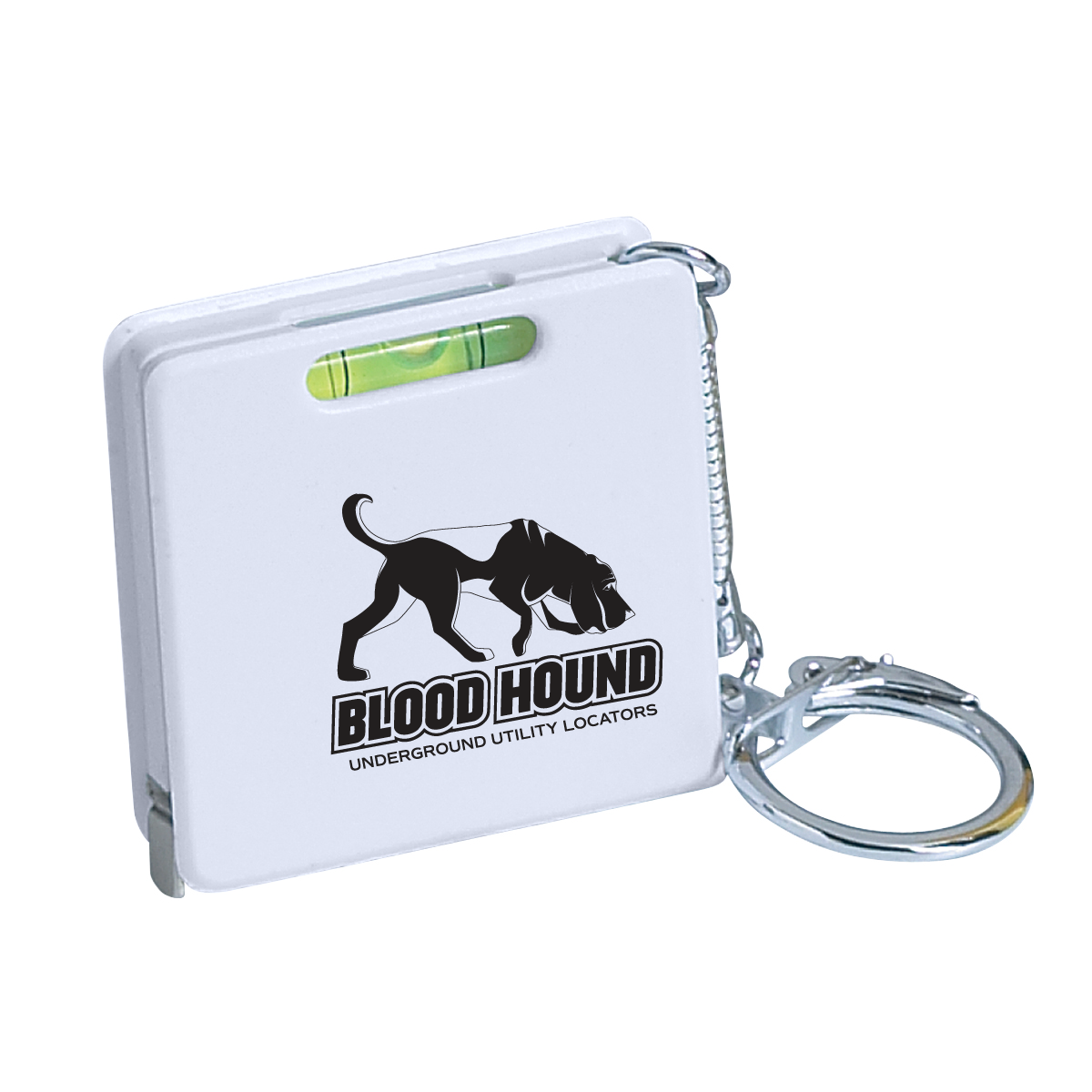 Square Level Tape Measure Key Tag