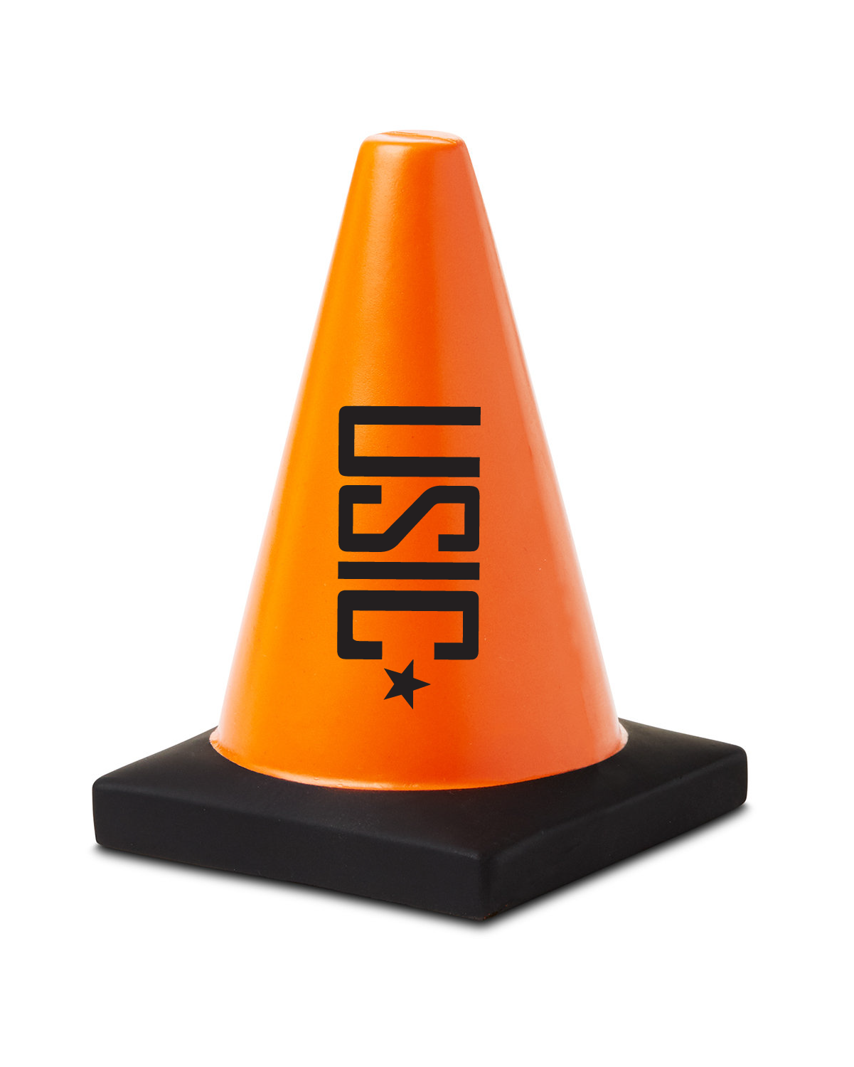 Construction Traffic Cone Shape Stress Ball