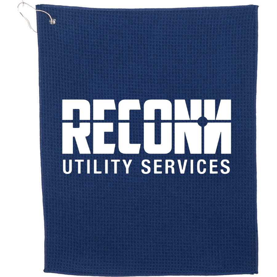 15" x 18" Recycled 200g Microfiber Waffle Towel