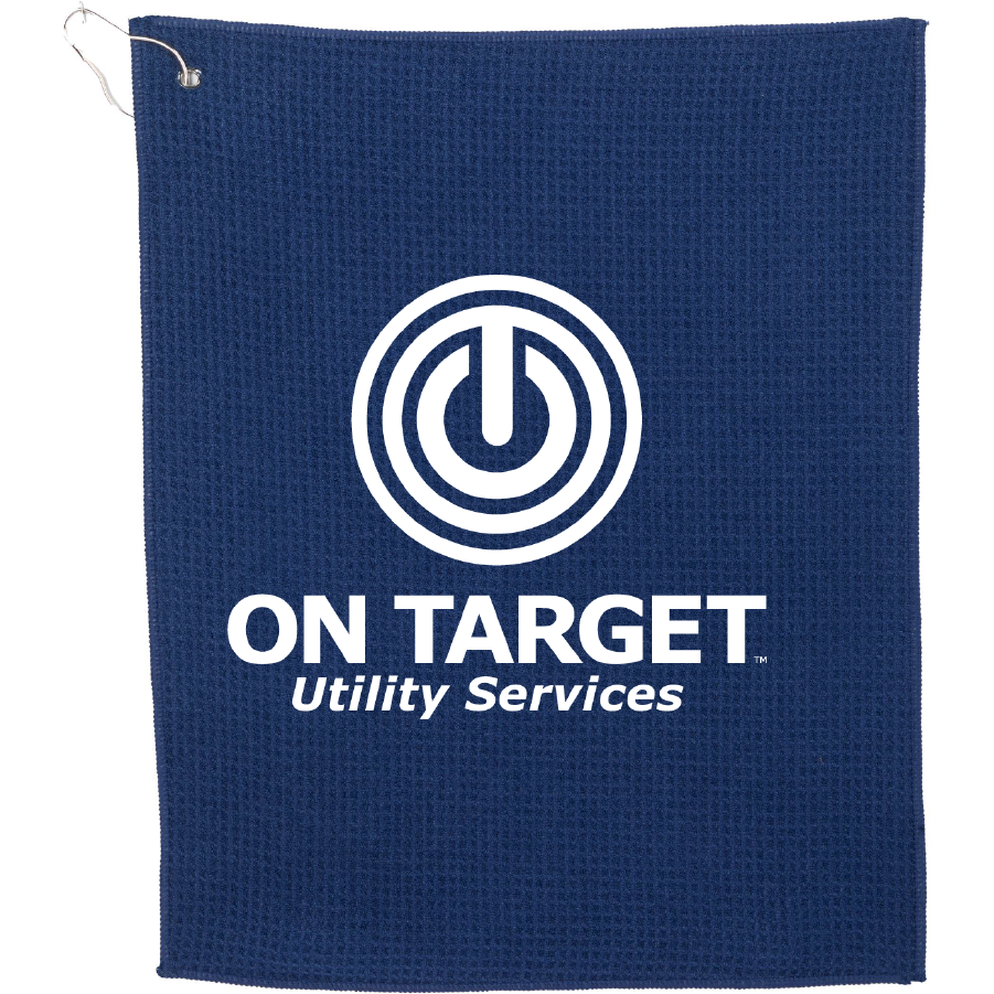 15" x 18" Recycled 200g Microfiber Waffle Towel