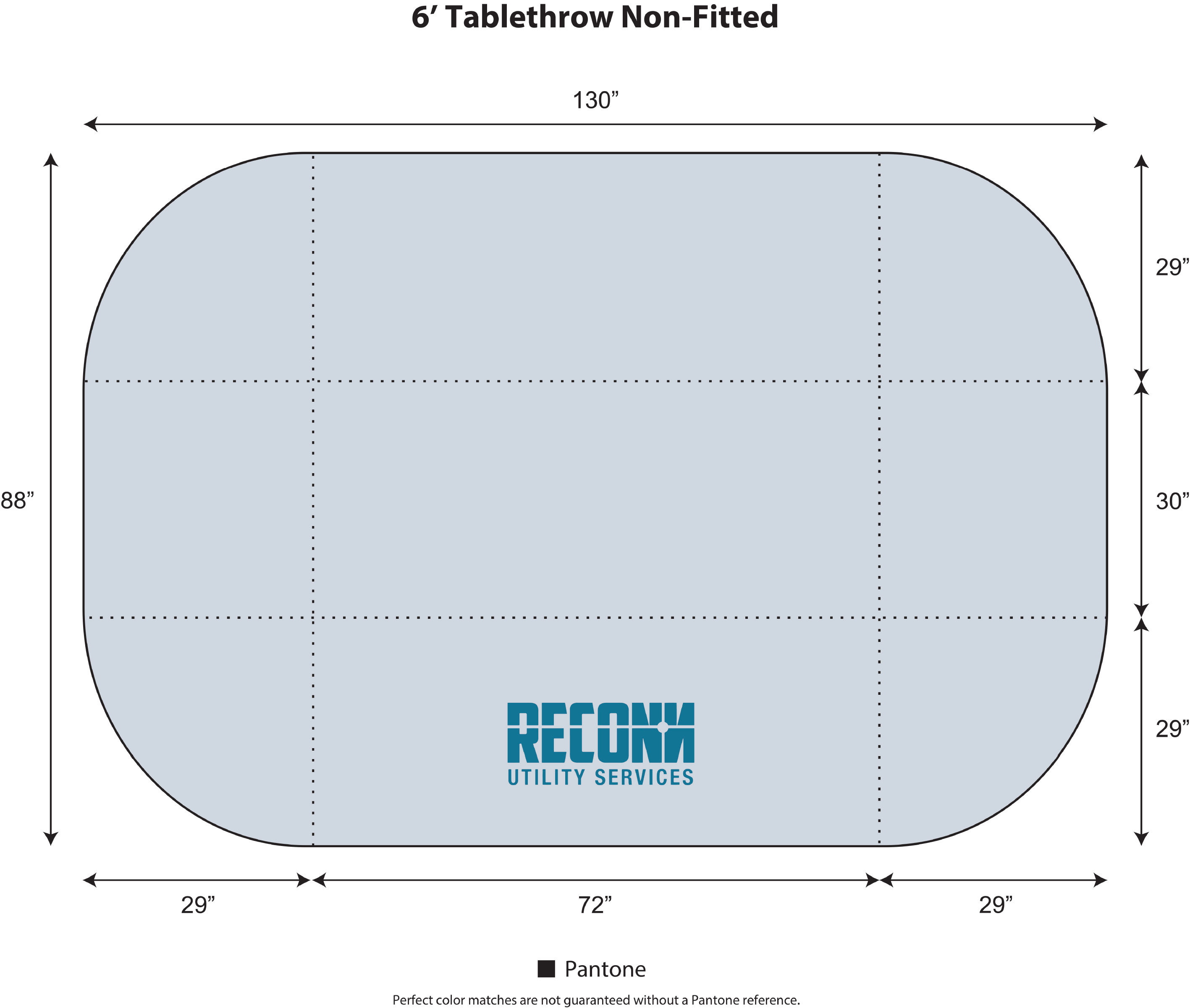 Non-Fitted Standard Table Cover
