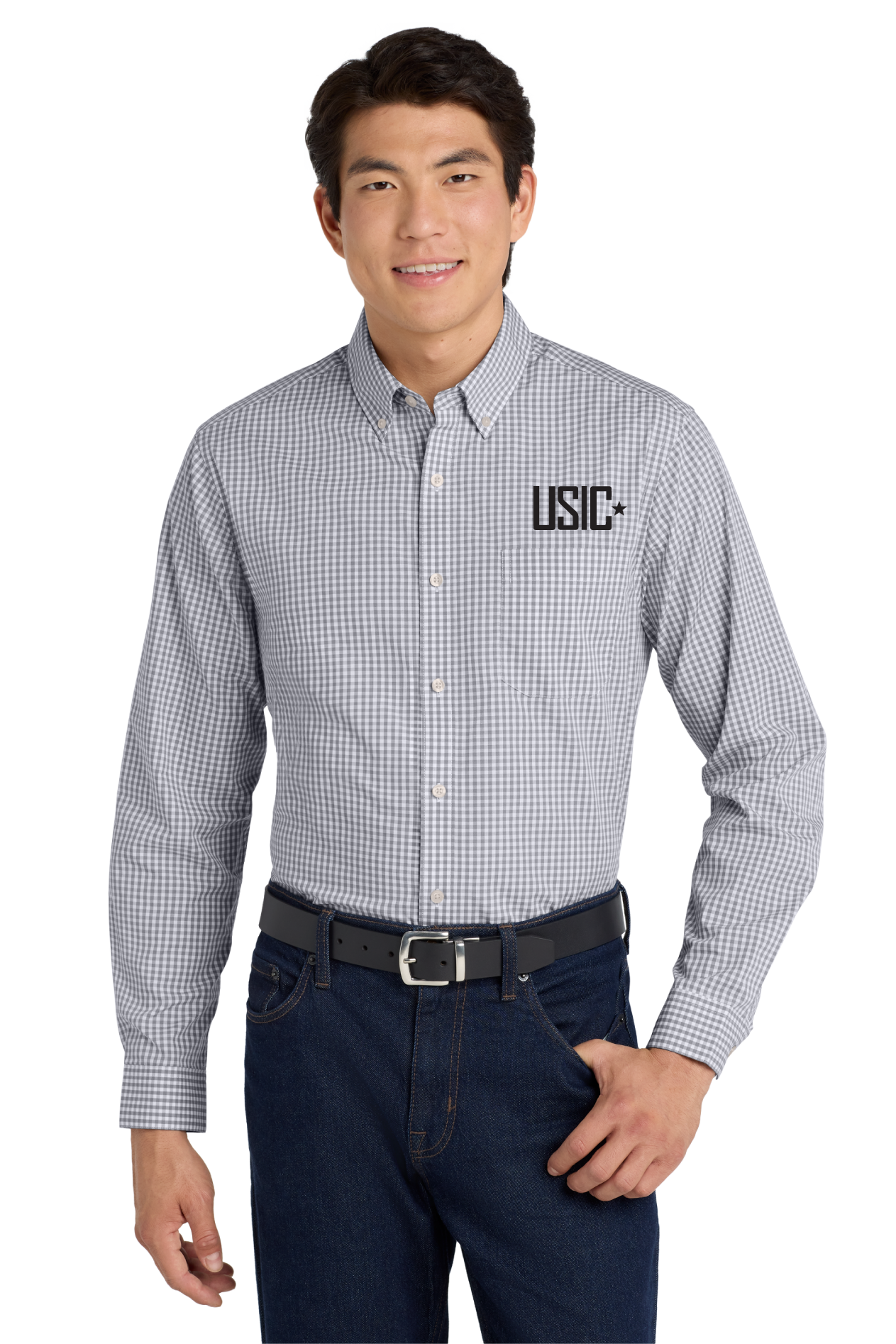 Port Authority® Broadcloth Gingham Easy Care Shirt