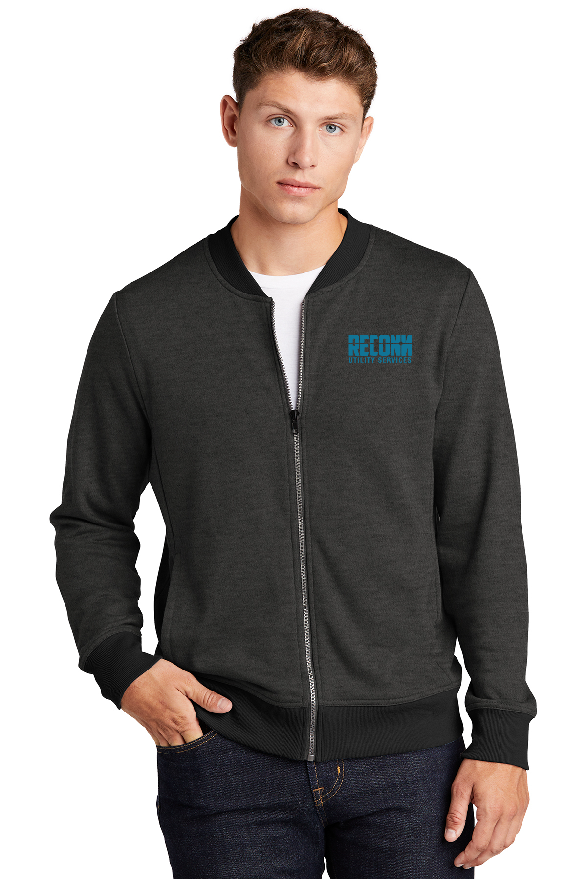 Sport-Tek® Lightweight French Terry Bomber Available in Multiple Colors