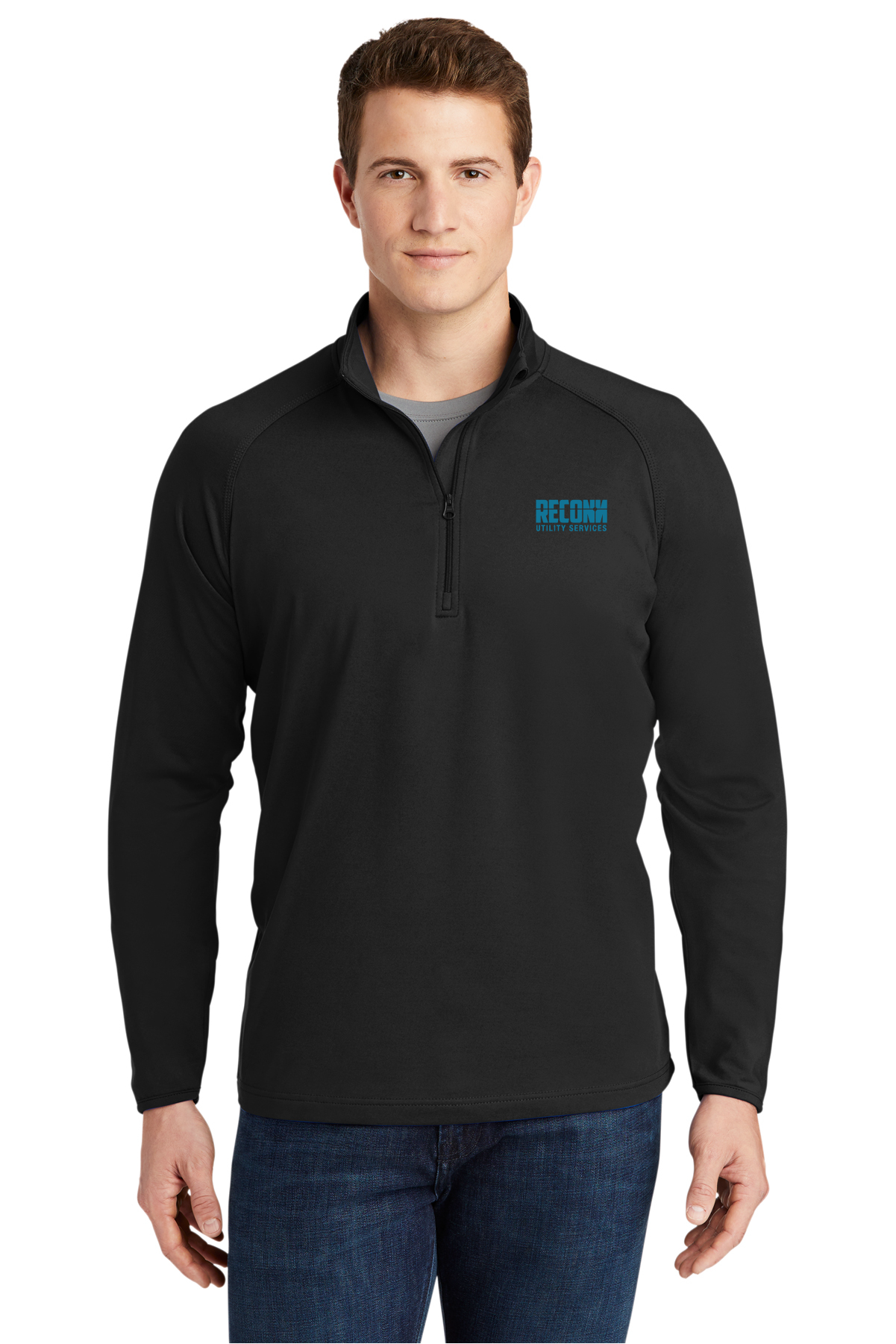 Sport-Tek® Men's Sport-Wick® Stretch 1/4-Zip Pullover Available in Multiple Colors