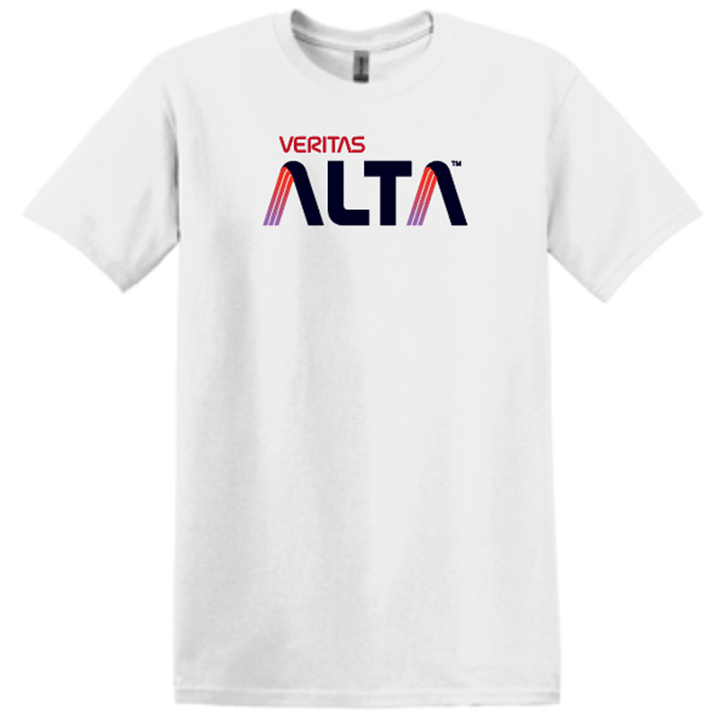 Veritas Alta Gildan Adult Heavy Cotton T-Shirt- White (Factory Direct)