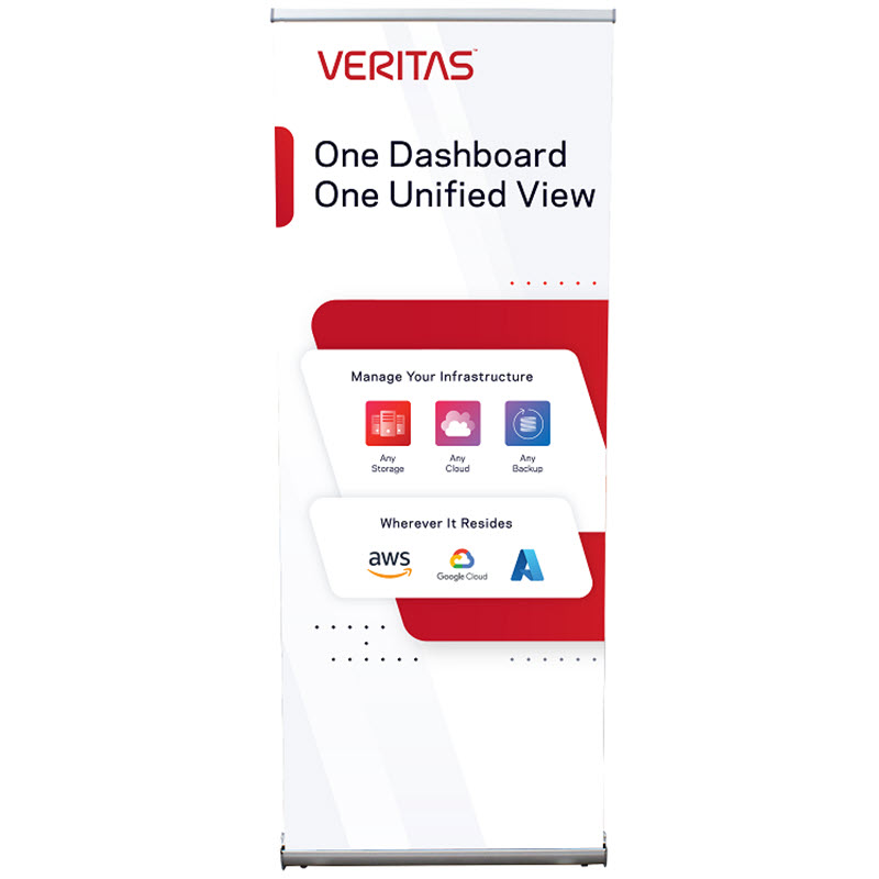 Retractable Banner-One Dashboard. One Unified View (Factory Direct)