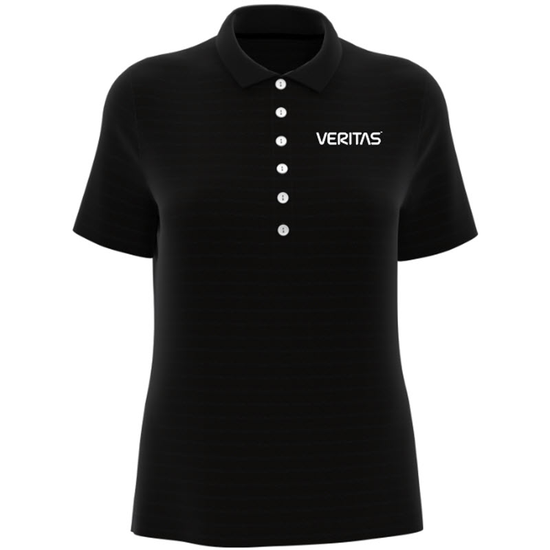 Ladies Callaway Opti-Vent Polo-Black (Factory Direct)