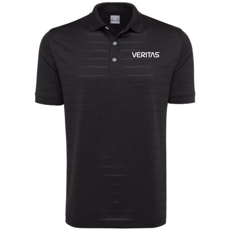 Men's Callaway Opti-Vent Polo-Black (Factory Direct)