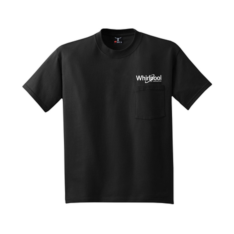 6.1oz 100% Cotton Tee with Pocket