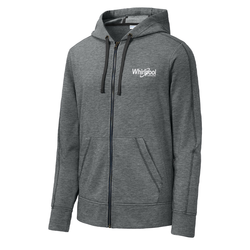 Tri-Blend Wicking Full Zip Hoodie