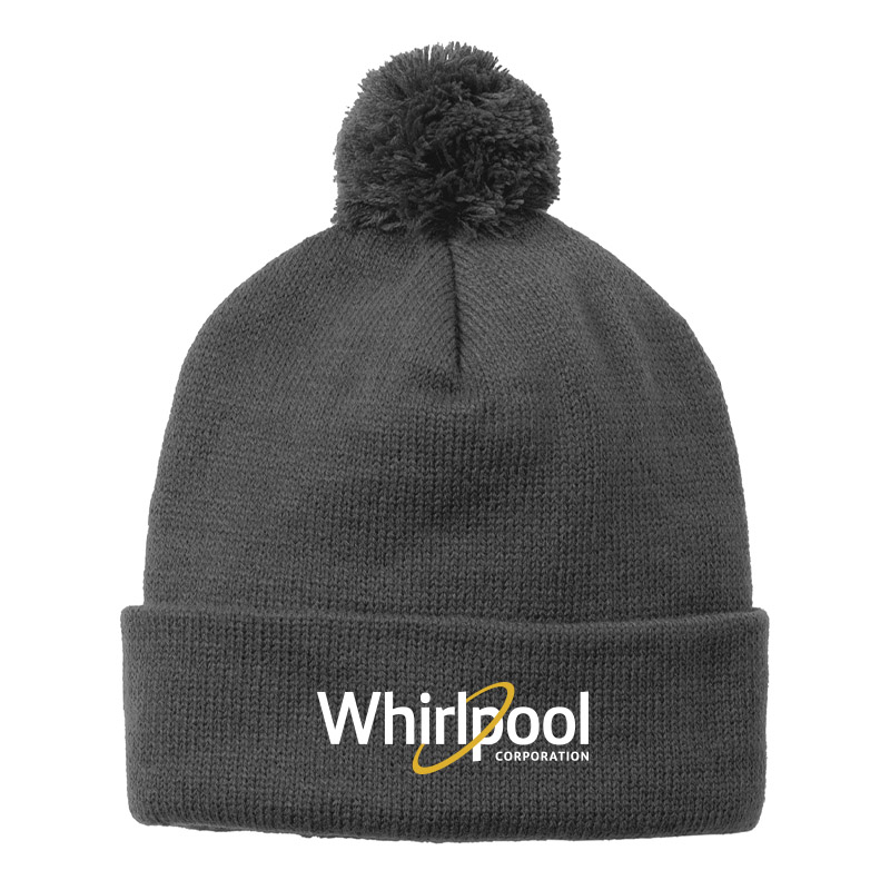 Solid Pom Pom Beanie