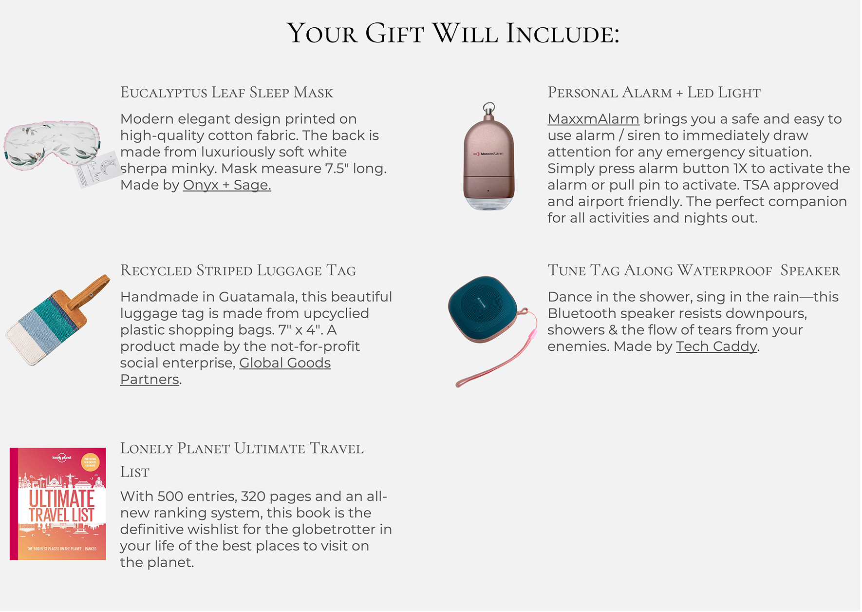 Aster Gift Box - Globe Trotter