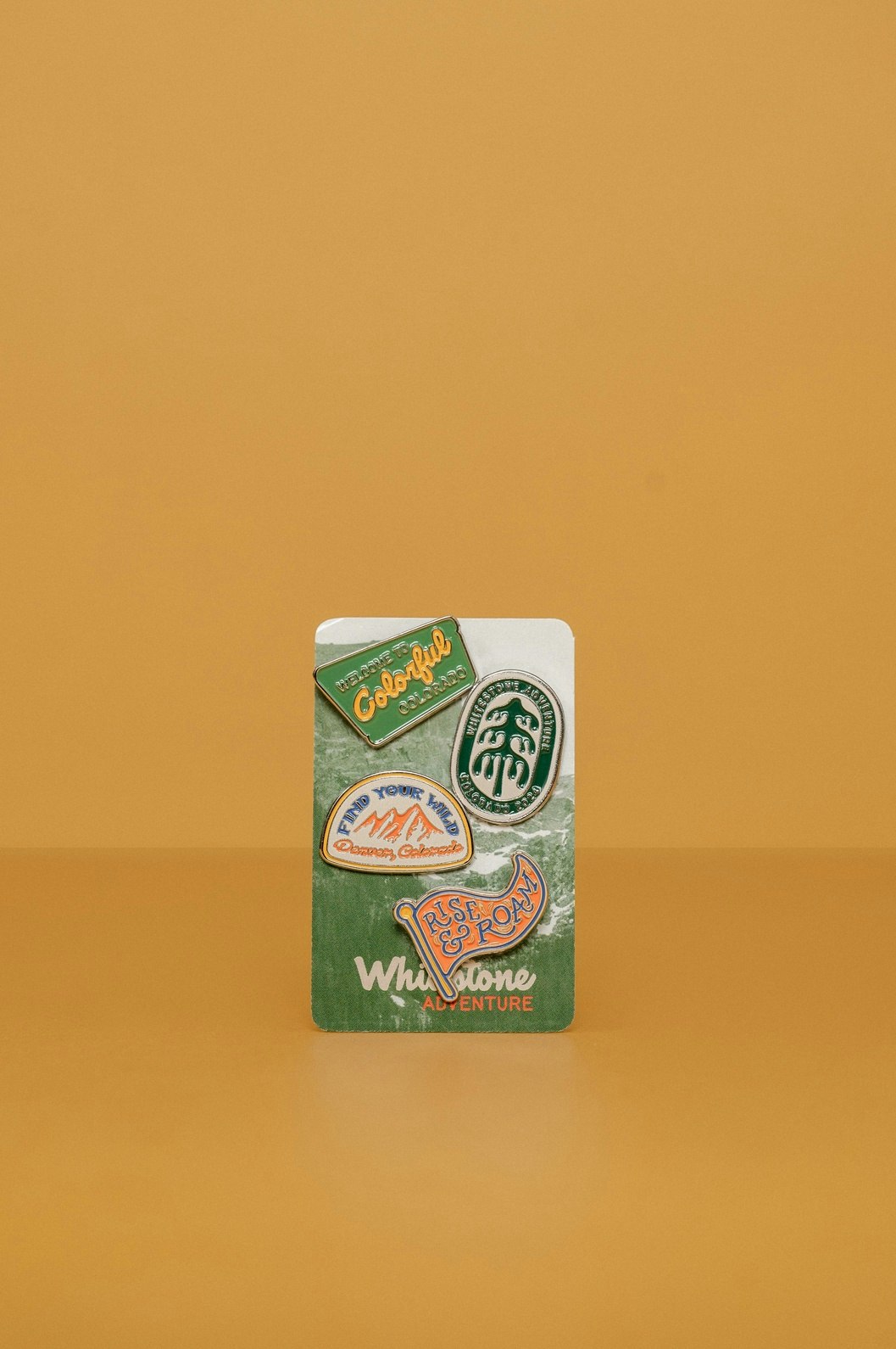 Custom Pins and Backer Card