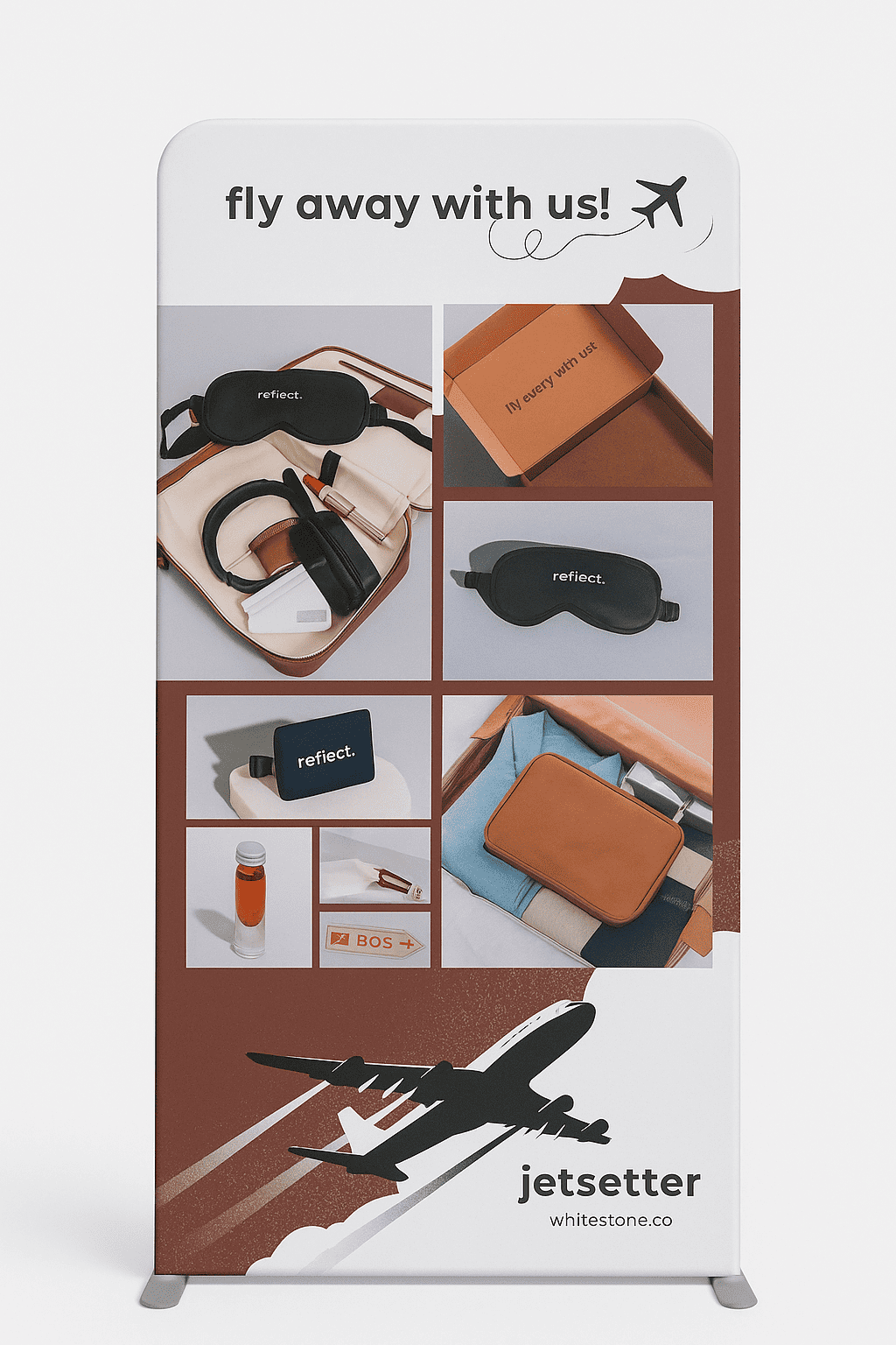 Fly Away With Us - 3' x 6' Eurofit Sign