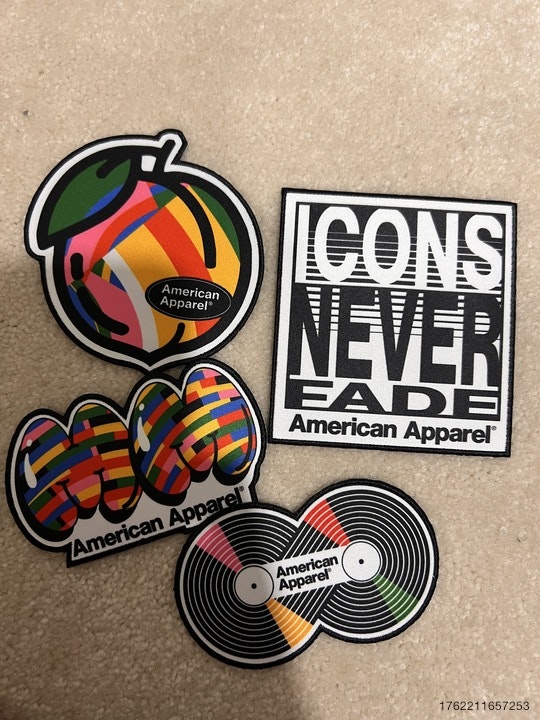 American Apparel_Custom Embroidered Printed Patch