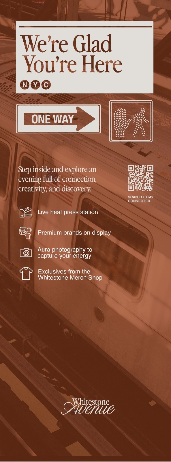 We're Glad You're Here Banner