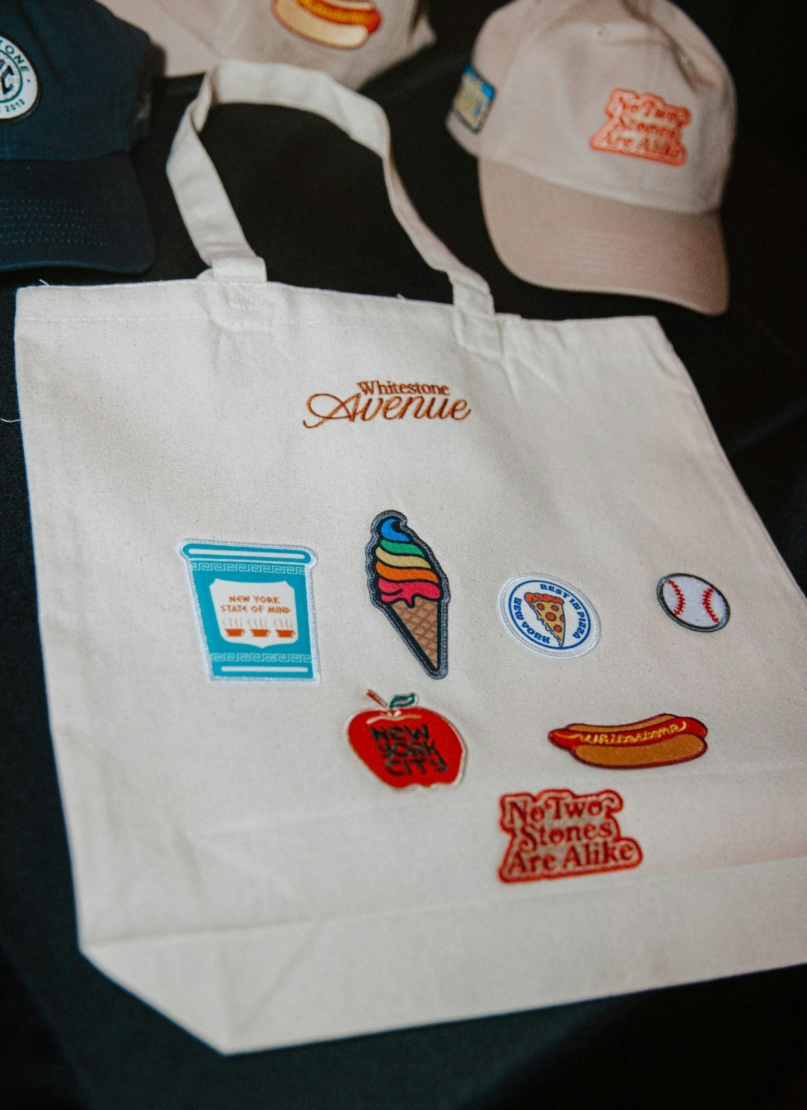 Beige Tote + Patch Pack+ Notecard