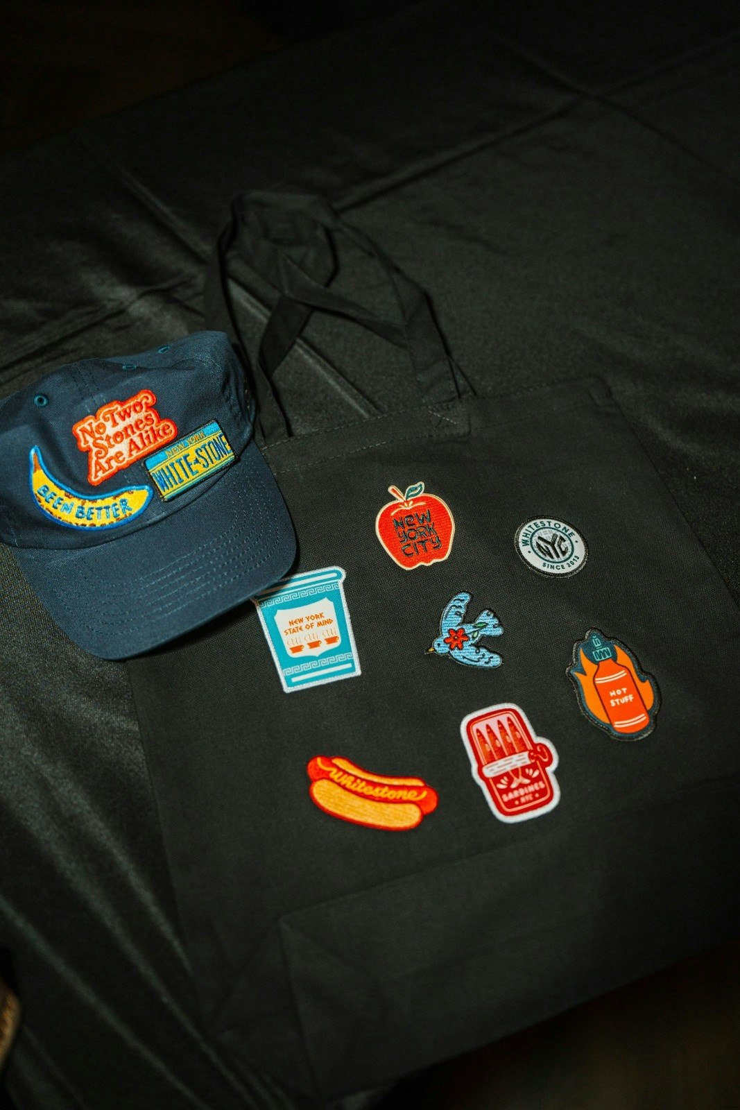 Black Tote + Patch Pack+ Notecard