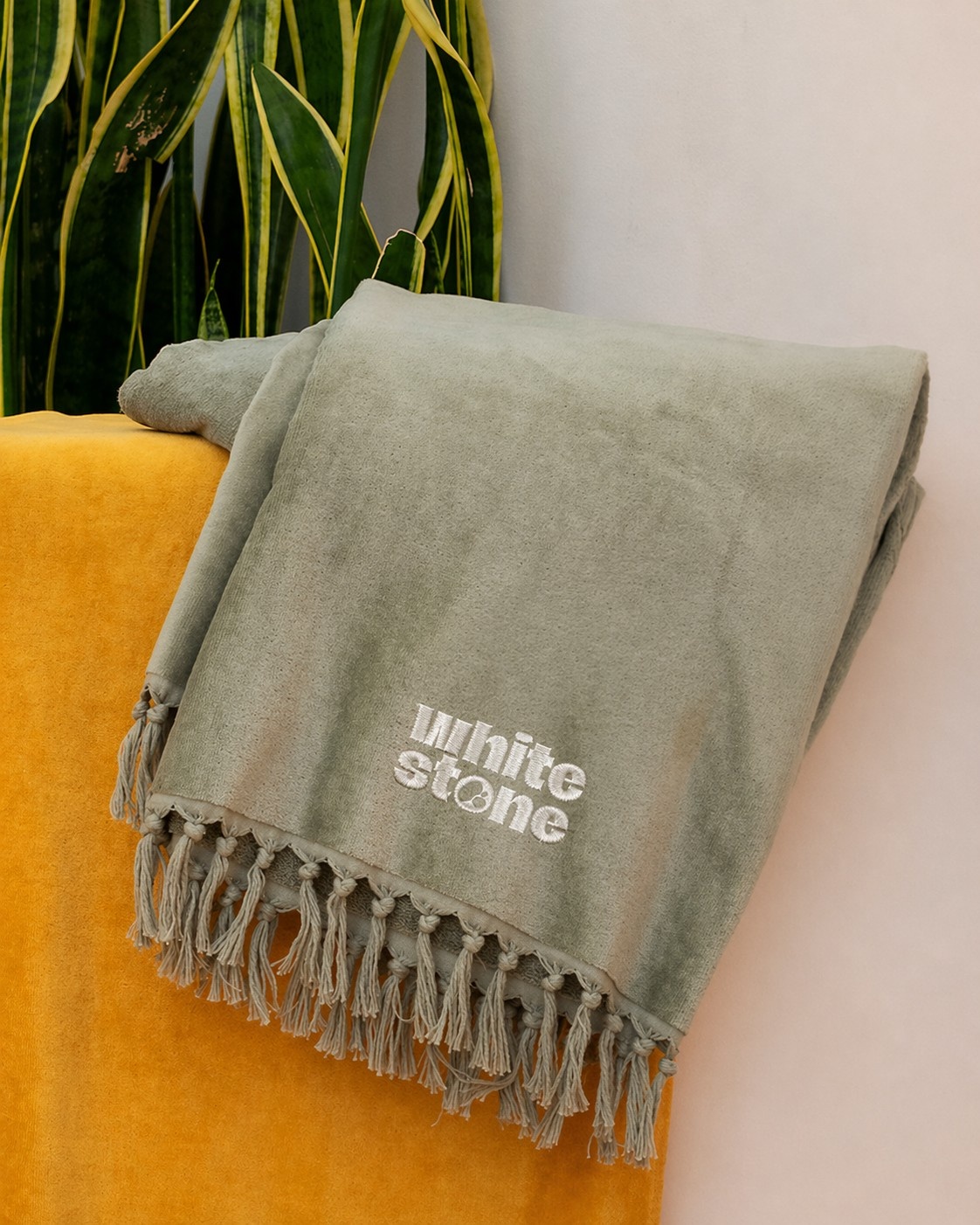 Recycled Fringe Beach Towel