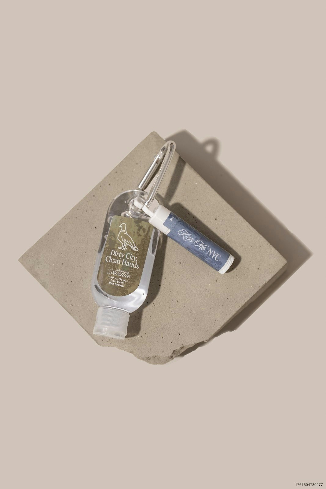 Lip Balm & Hand Sanitizer Keychain Set