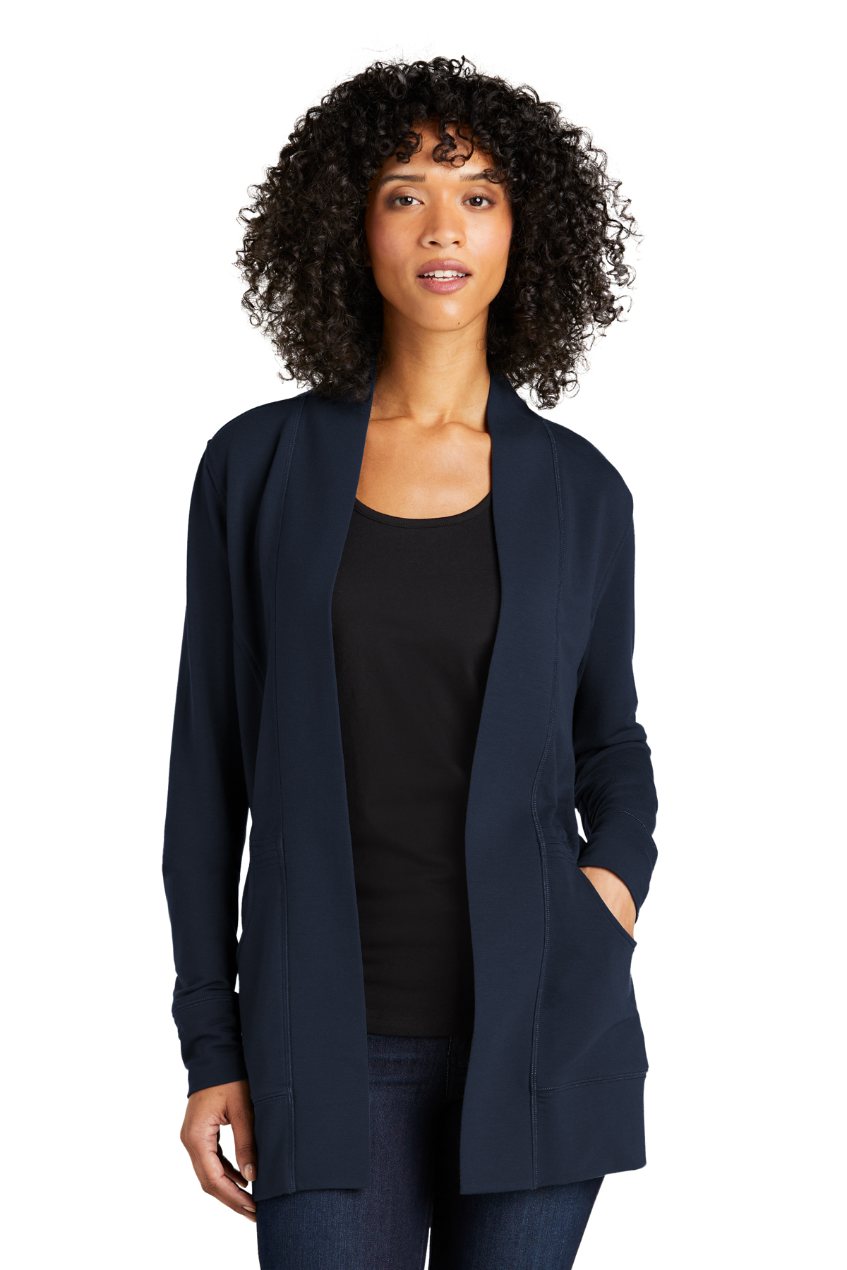 Port Authority Ladies Microterry Cardigan