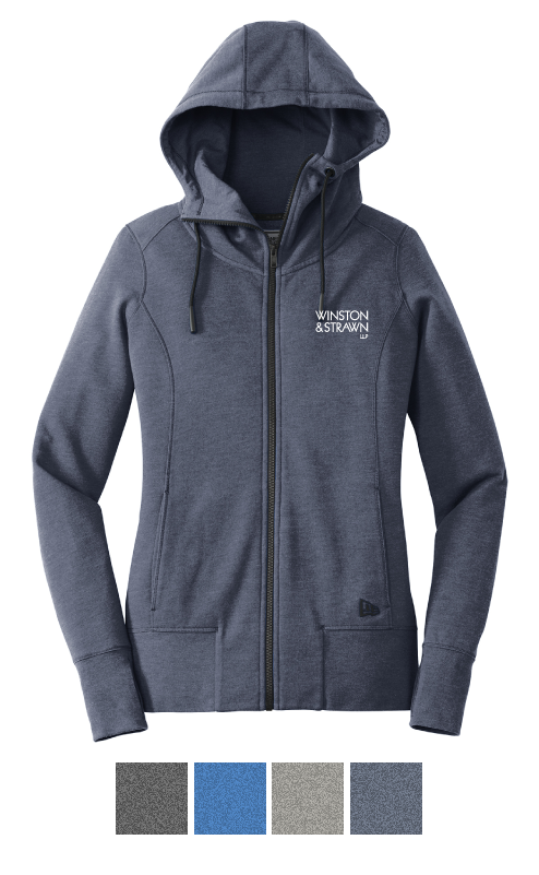 New Era® Women's Tri-Blend Fleece Full-Zip Hoodie
