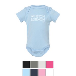 Rabbit Skins Infant Short Sleeve Baby Rib Bodysuit