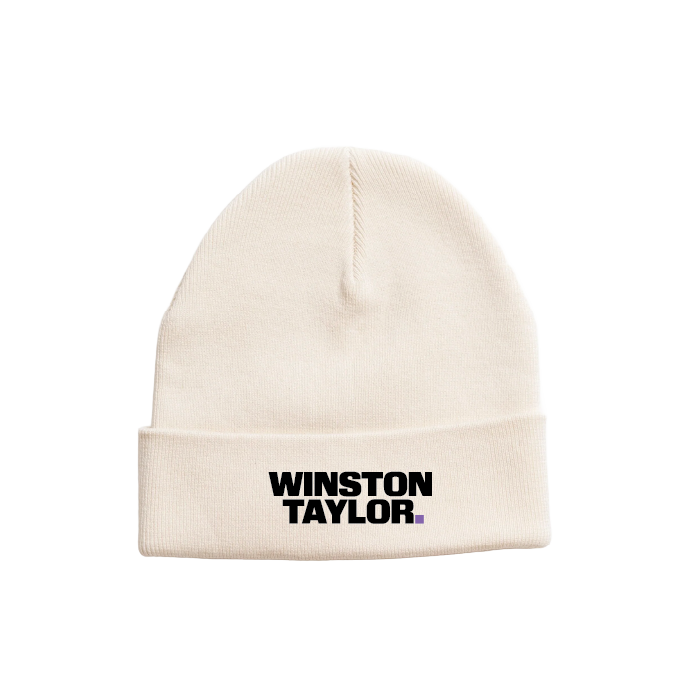 Organic Cotton Beanie - White