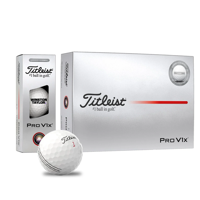 Titleist Pro V1x AIM Enhanced Golf Balls (dozen)