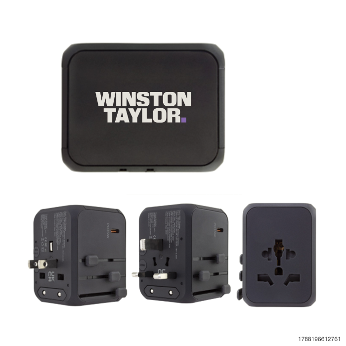 33W Universal Travel Adapter With Type-C
