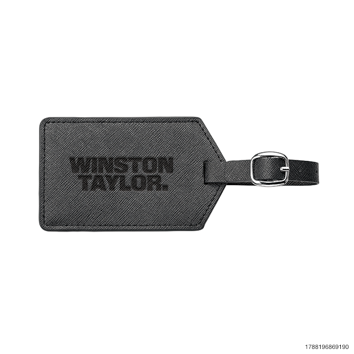 Toscano Genuine Leather Luggage Tag