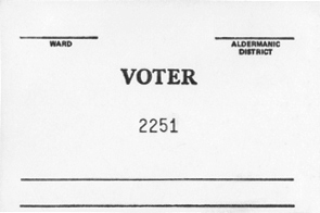 Voter Number Pads/Tally Slips 2251-2500