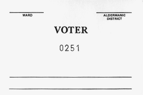 Voter Number Pads/Tally Slips 251-500
