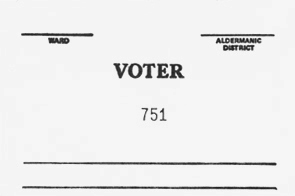 Voter Number Pads/Tally Slips 751-1000