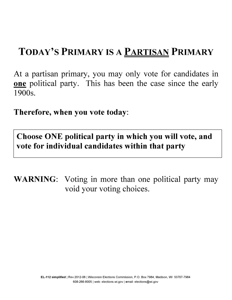 EL-112 Effect of Simplified Voting Paper  (POD)