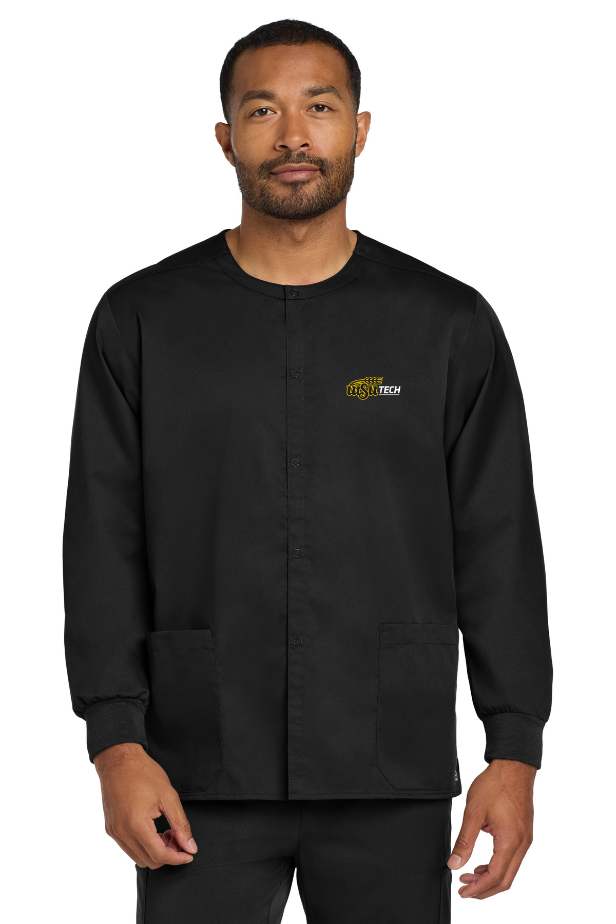 Wink Unisex WorkFlex Snap-Front Scrub Jacket WW3080