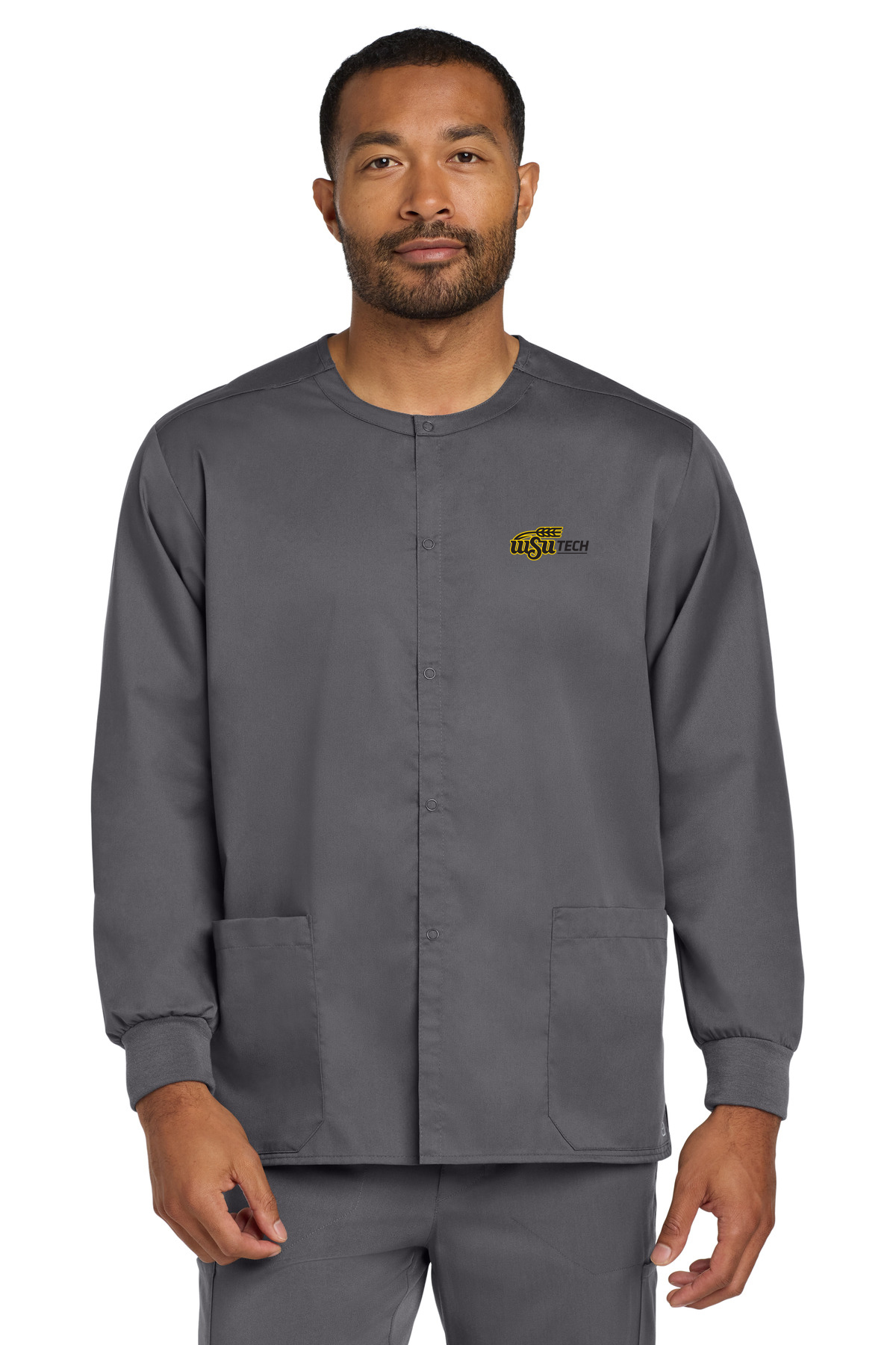 Wink Unisex WorkFlex Snap-Front Scrub Jacket WW3080