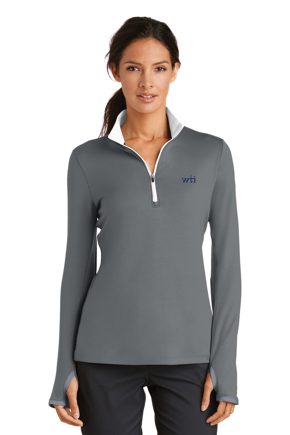 Nike Ladies Dri-FIT Stretch 1/2-Zip Cover-Up. 779796. Prices Starting At $69!