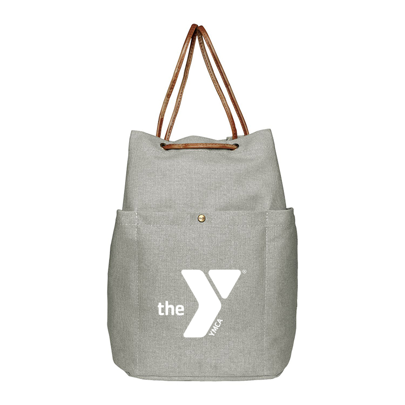 Cotton Canvas Convertible Tote