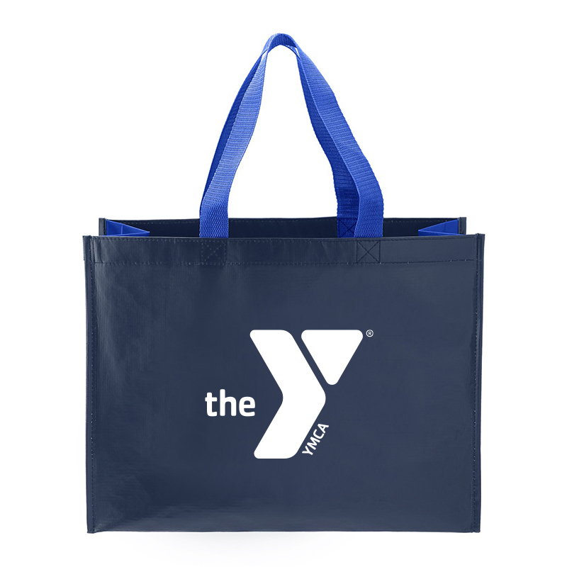Laminated Matte Shopper Tote