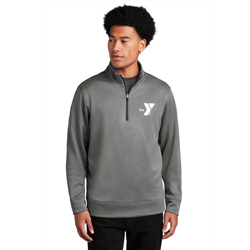 Y Heathered Fleece 1/4-Zip